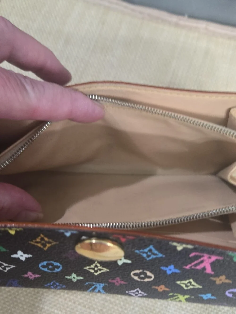 Louis Vuitton Black Murakomi Sarah Monogram Snap-Wallet